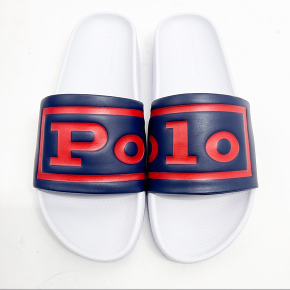 Polo Ralph Lauren Cayson Logo Pool Slide - Picture 2 of 16